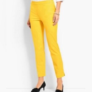 Talbots Sunny Yellow Cropped Pants